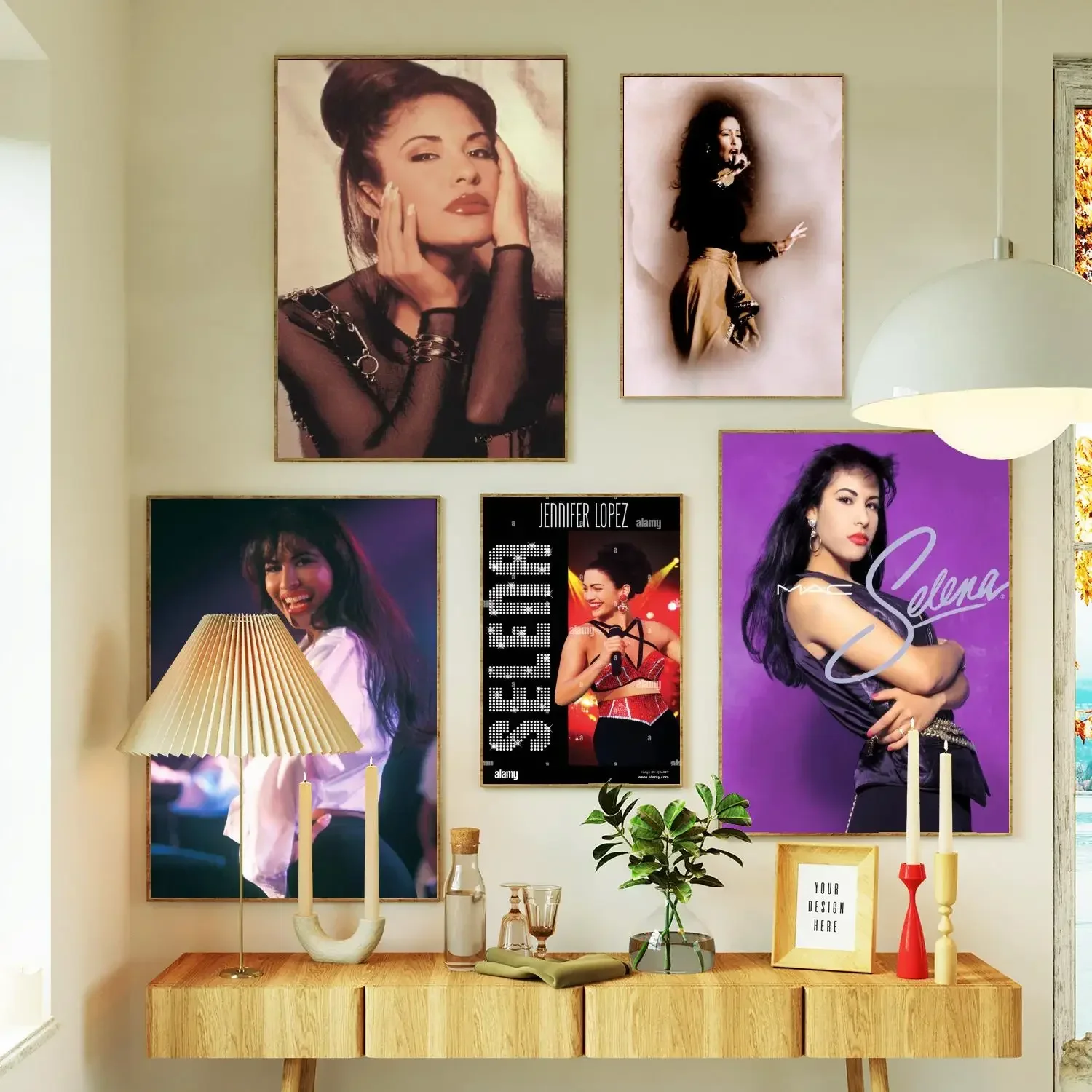 selena quintanilla Poster Prints Wall Art Canvas Painting Poster For Modern Family Living Room Home Decor