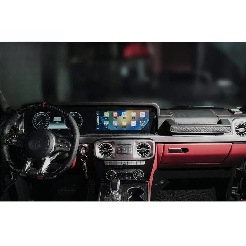 2025 New Arrival Interior for  G-Class W463 2002-2016 Bumper Upgrade Kit Carbon Fiber Dashboard Steering Wheel Universal