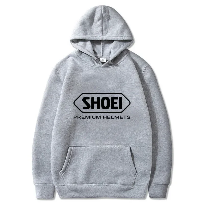 Helmet Printed Long Sleeved Hoodie Motorcycle Culture Autumn and Winter Hoodie Men High-quality Clothing Casual Long Sleeved Top
