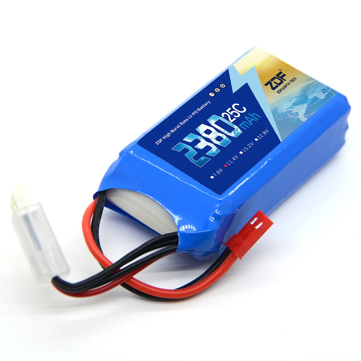 ZDF 2200mAh 2380mAh 25C 3S-11.4V 4S-15.2V 6S-22.8V haute densité LiHv Lipo batterie pour hélicoptère RC bateau voitures FPV Drone pièces