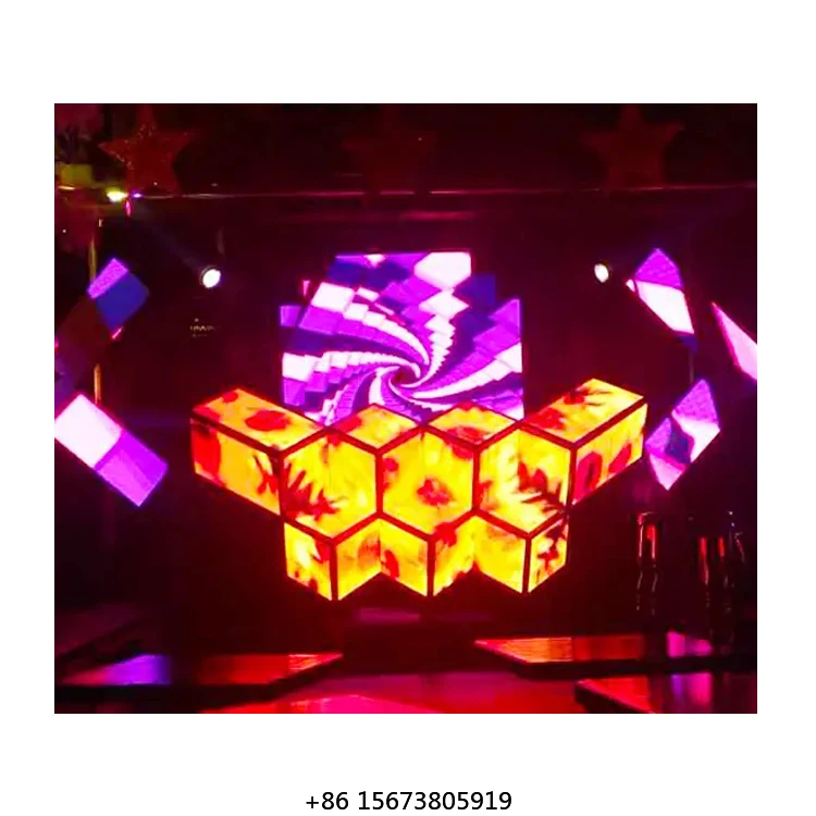 

Irregular Led Pixel Light Dj Booth Screen New Design Portable Led Digital Dj Booth Facade Led Dj Booth