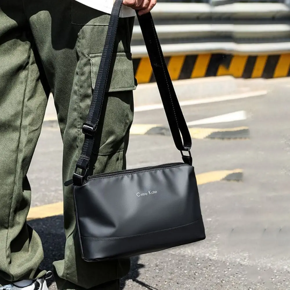 Fashion Lightweight Men's Messenger Bag Large Capacity Waterproof Men's Crossbody Bag Daily Shoulder Bag Outdoor image 4