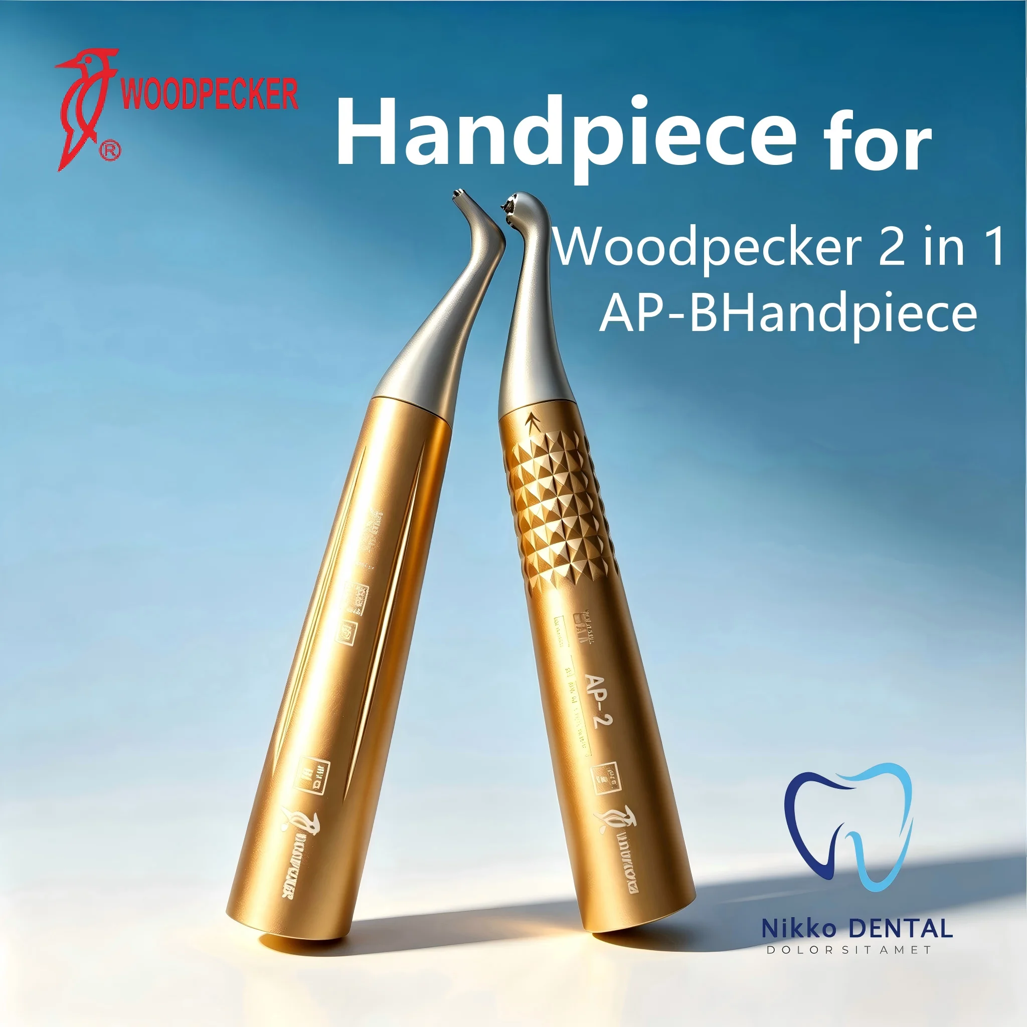 Handpiece AP-1/AP-2  for Dental Original Woodpecker 2 in 1 AP-B Sandblasting Machine