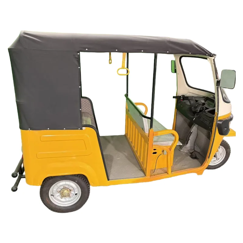 Stable Adult Electric Tricycle with Open Body for Safe and Comfortable 4-Passenger Use