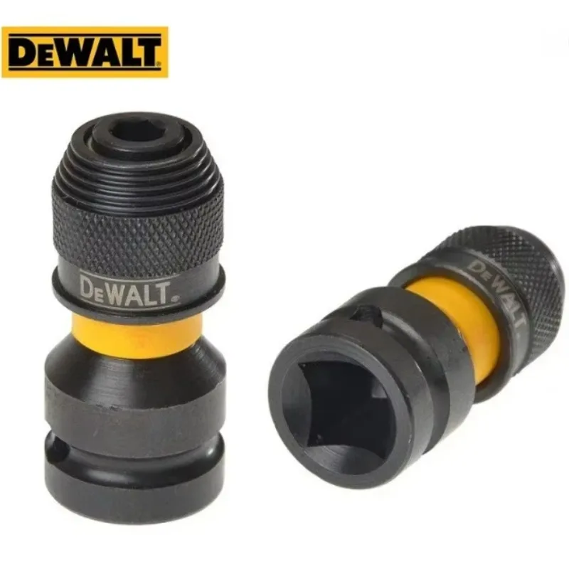 DEWALT DT7508-QZ Schlagschrauber-Adapter 1/4 Zoll Sechskant auf 1/2 Zoll Vierkant-Ratschenschlüssel-Set Werkzeugzubehör Antriebskonverter – Detail 2