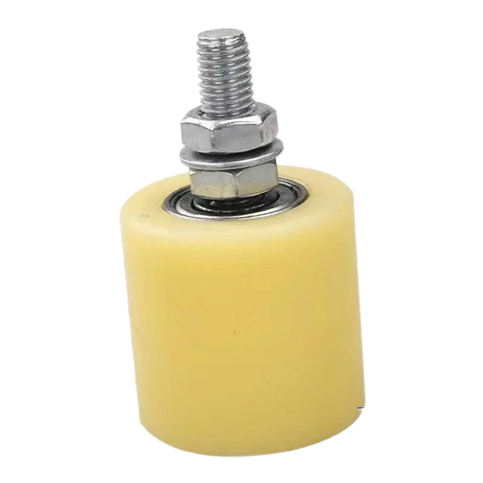 2x롤러 휠 나일론 풀리 슬라이드 게이트 교체 트랙 베어링 가이드 휠 높이 5cm