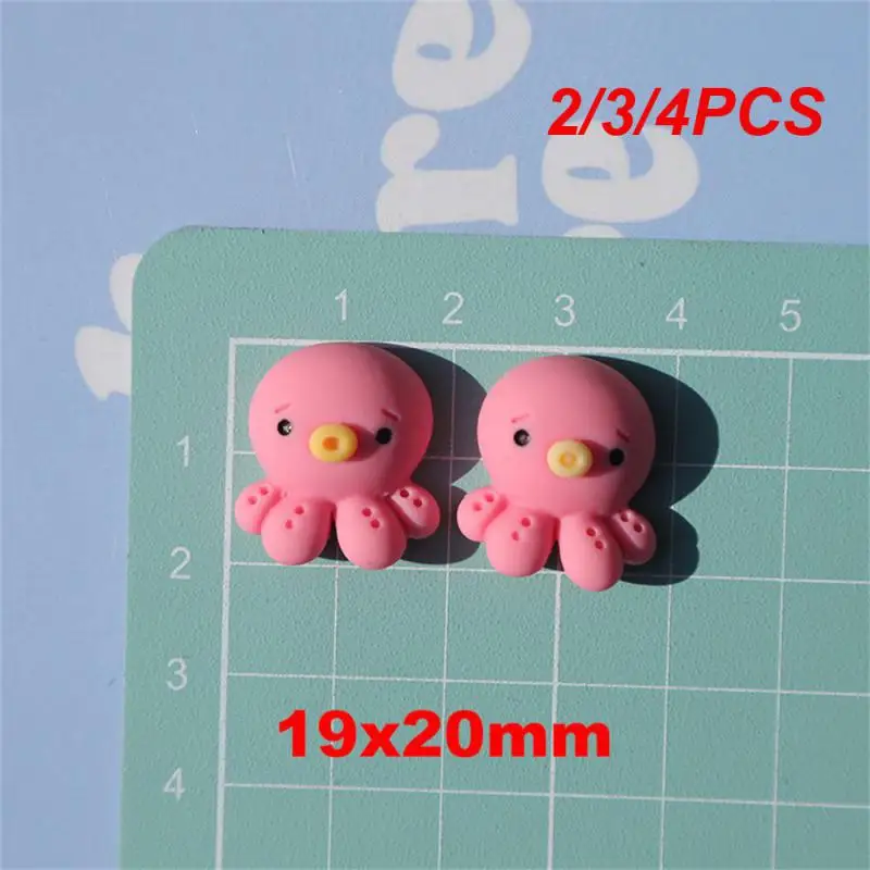 2/3/4PCS Material Little Bear Rabbit Frog Party Gifts Cartoon Cute Resin Cream Gum Accessories Decorative Accessories Kids