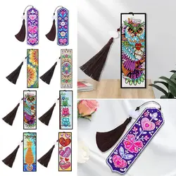 5D DIY Diamond Painting Tassel Bookmark Special Shaped Diamond Embroidery Book Mark Art Crafts Kits Handmade Gifts