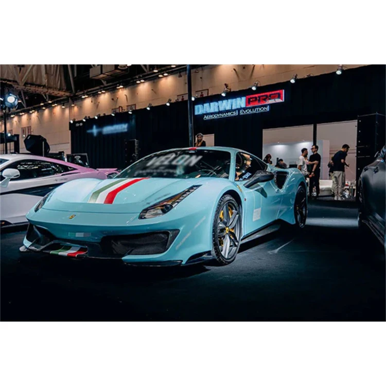 Zubehör-Bodykit für Seitenschweller aus Kohlefaser im OEM-Stil für 488 Pista oder GTB oder Spider