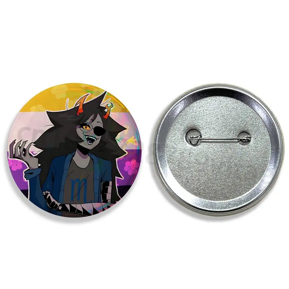V-Vriska Serket H-Home 32/44/58mm Handmade Pins Round Brooch Badge Backpacks Clothes Jewelry Gifts