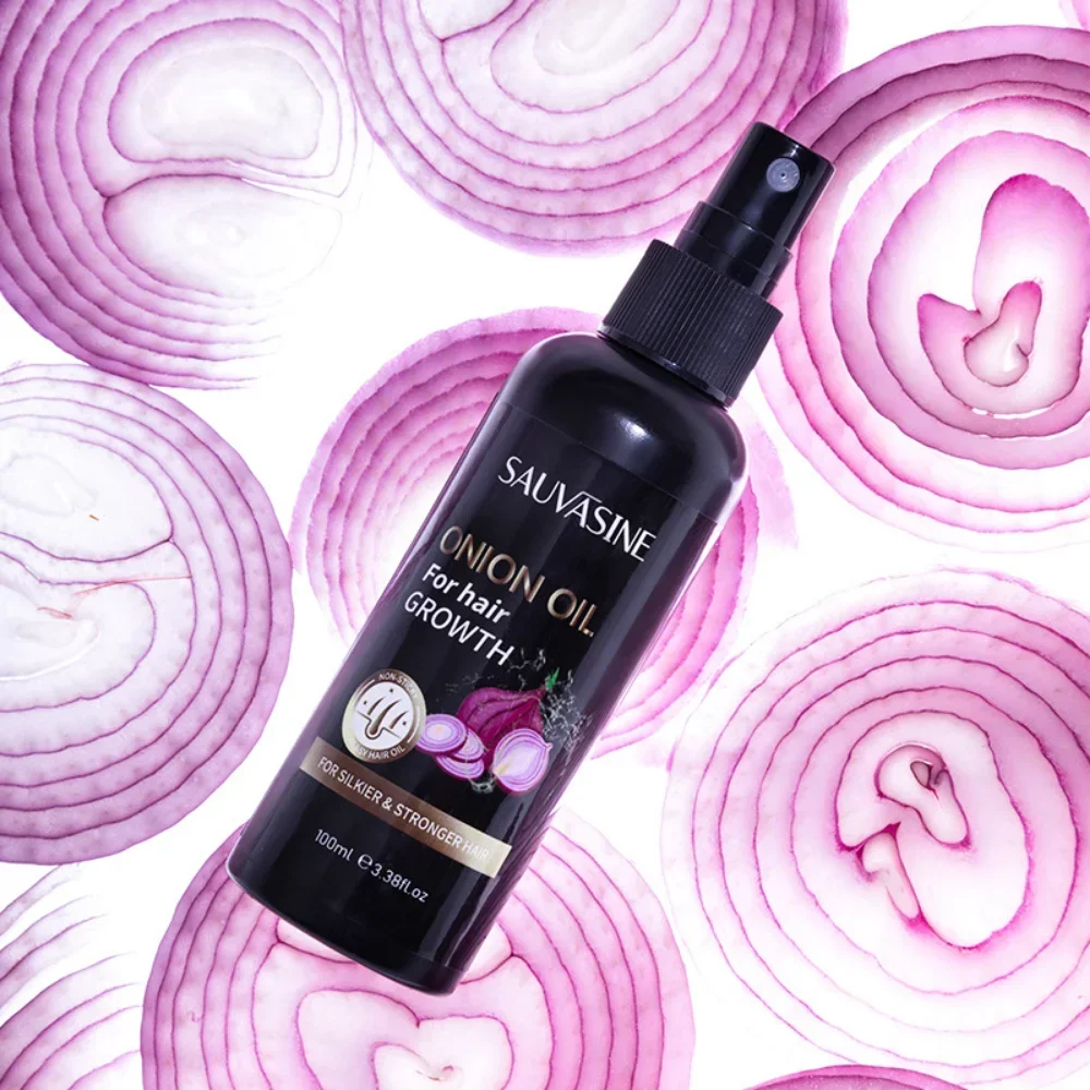 

100ml Onion Oil for Hair Growth Hair Nutrient Solution Spray Tough Hair Anti Dropping Moisturizing Scalp Care زيوت عطرية