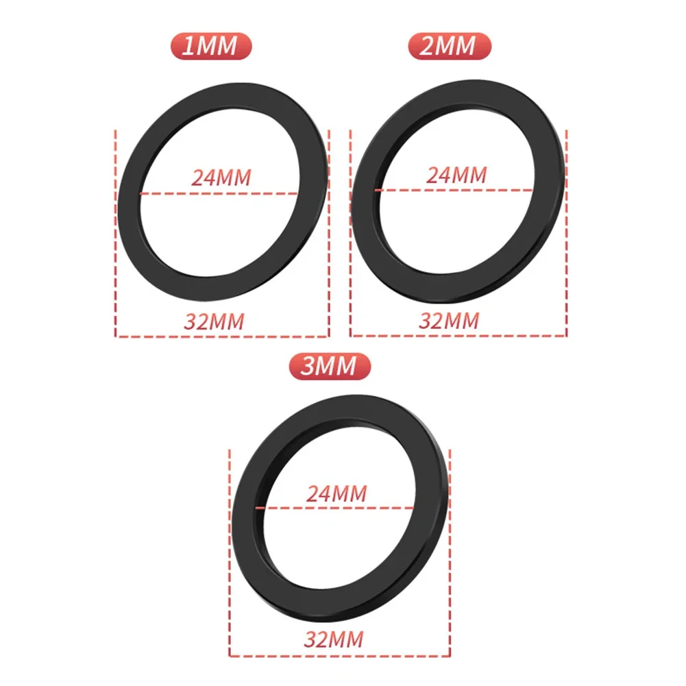 2 Pcs Washer Spacer Rings For Shimano-BB86 91 92 52/24mm Bicycle Bottom Bracket Axle MTB-Tool Spacer Crank Chainring Adapter