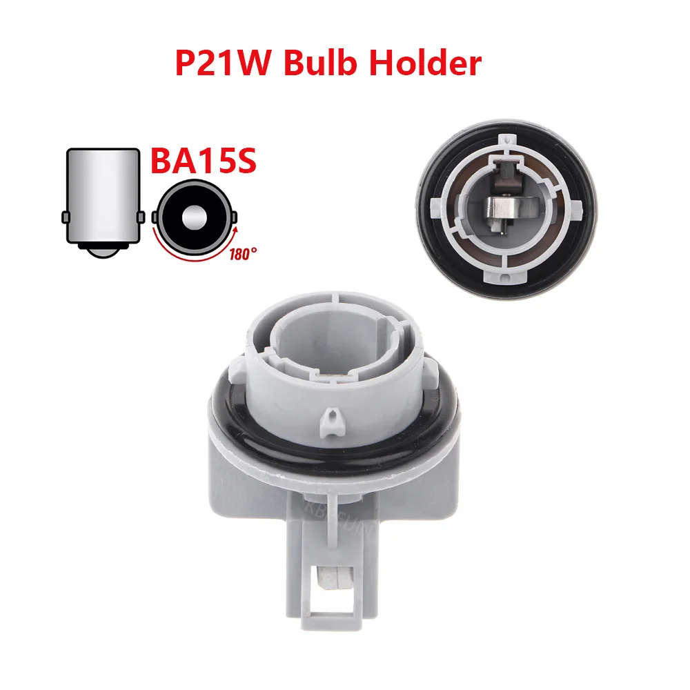 

1x For Honda Spirior Acura NSX RL BA15S P21W Bulb Holder Signal Light Socket Accessories