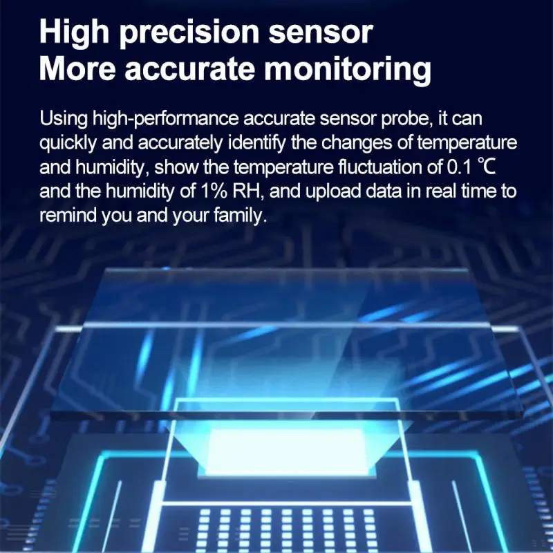 Tuya ZigBee Temperatur Feuchtigkeit messer Sensor Smart Home Mini LED Digital Thermometer Hygrometer Unterstützung Alexa Google Home