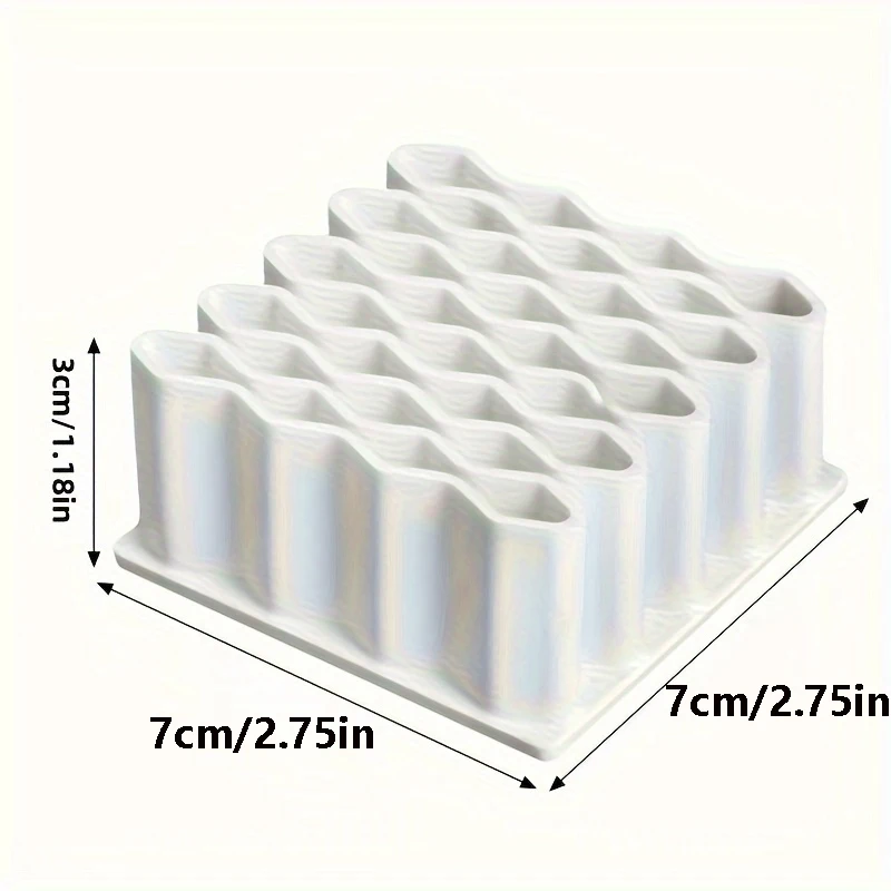 Ointment Holder Desktop Ointment Stand Silicone Material Cosmetics Storage Rack Pen Holder Home Ointment Compartment Organizer