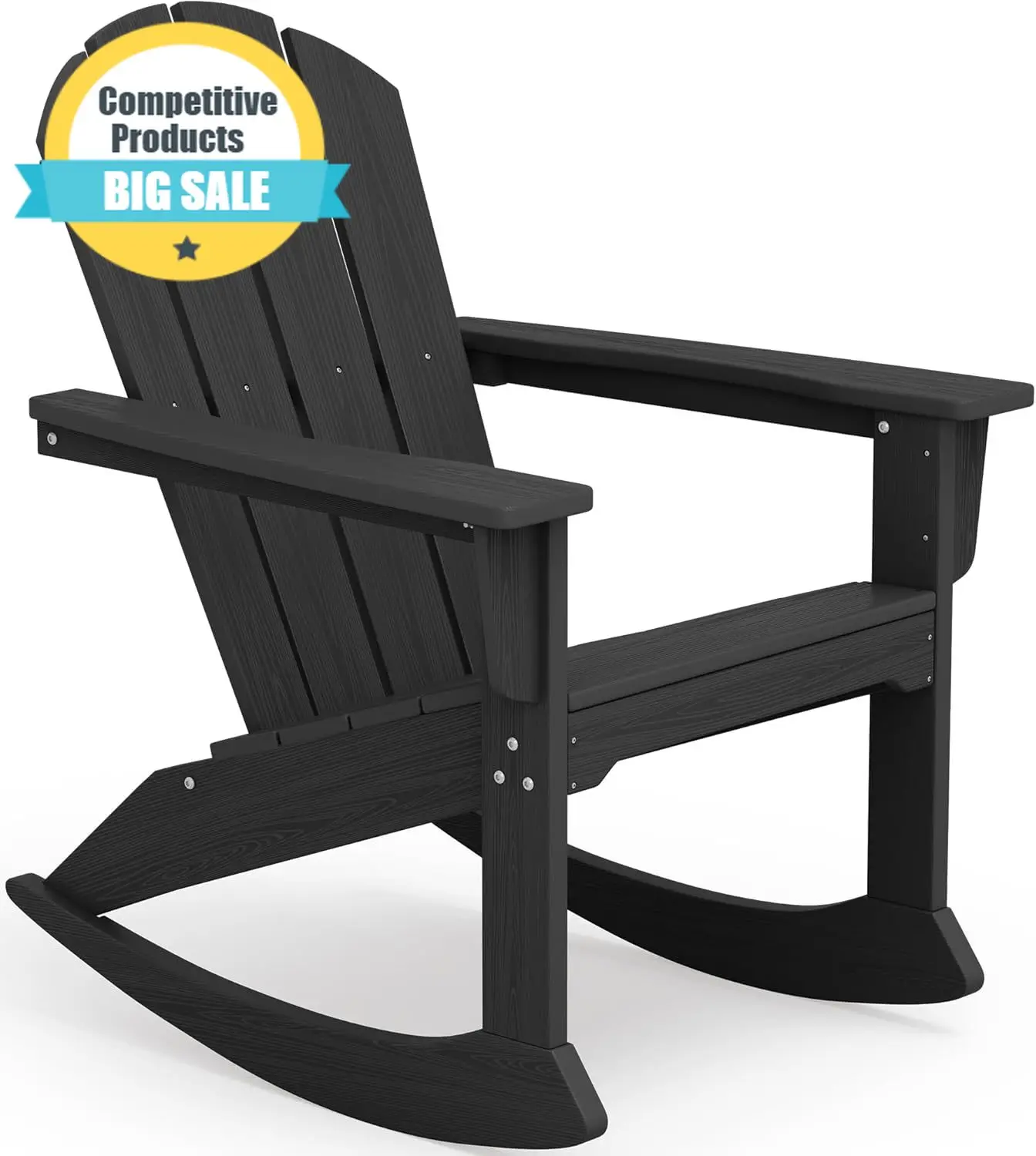 

Fast Delivery & Hot SellingOutdoor Adirondack Rocking Chair, All-Weather HDPE Adirondack Rocker Chair, Front Porch Rocker Chairs