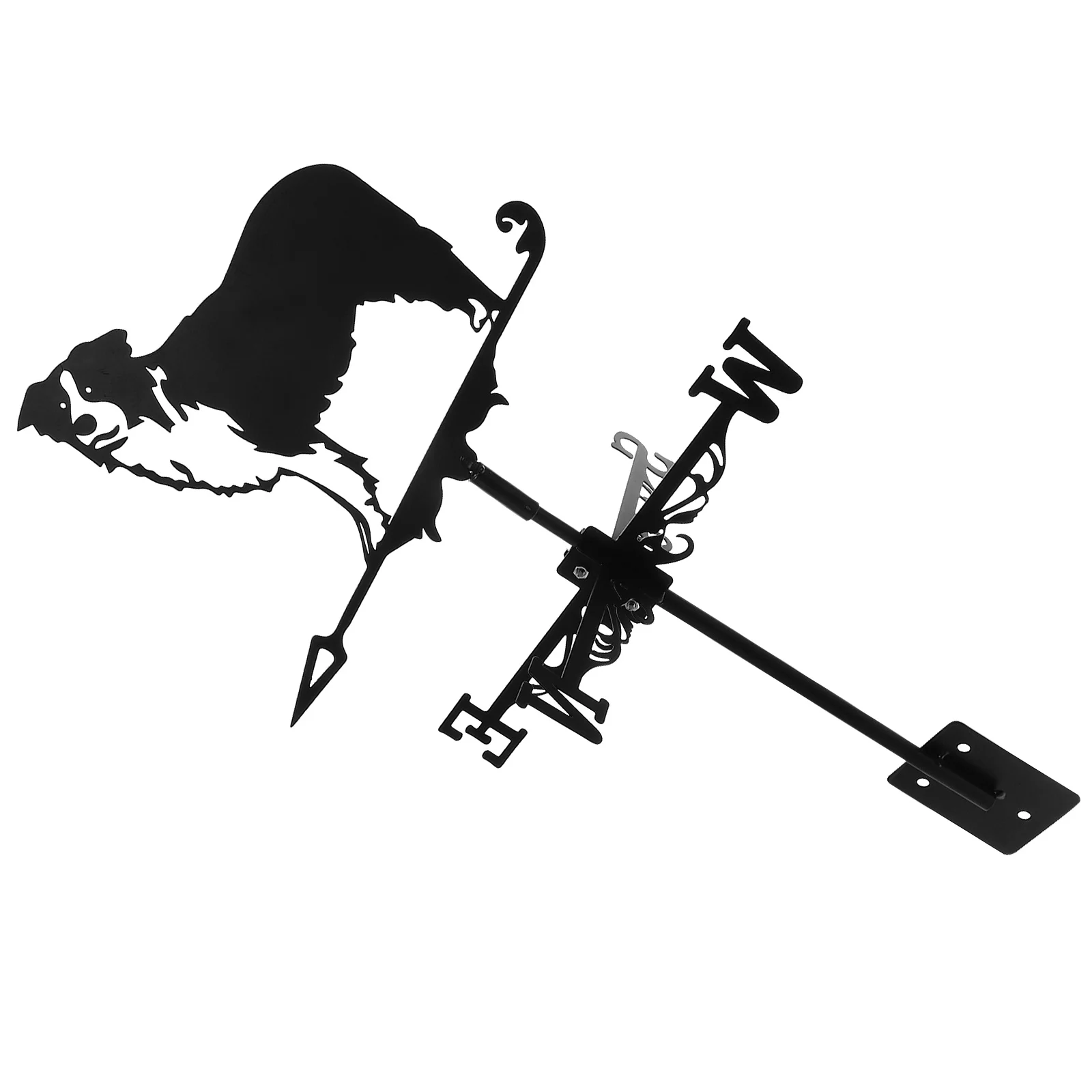 Large Animal Iron Weathervane Decor Outdoor Wind Direction Indicator Metal Yard Vane Weather Vane Weathervane