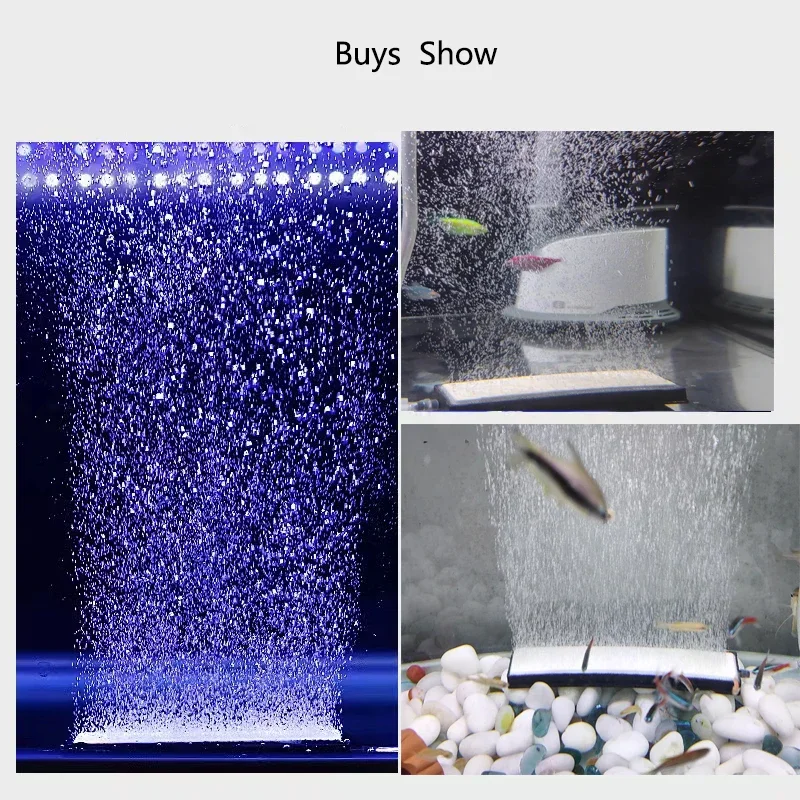 Wysokiej jakości 10-centymetrowa nano pompa powietrza do akwarium z piaskiem Pompa tlenowa do akwarium ze świeżym powietrzem Nano Bubble Bar Pompa napowietrzająca do akwarium — zdjęcie 4