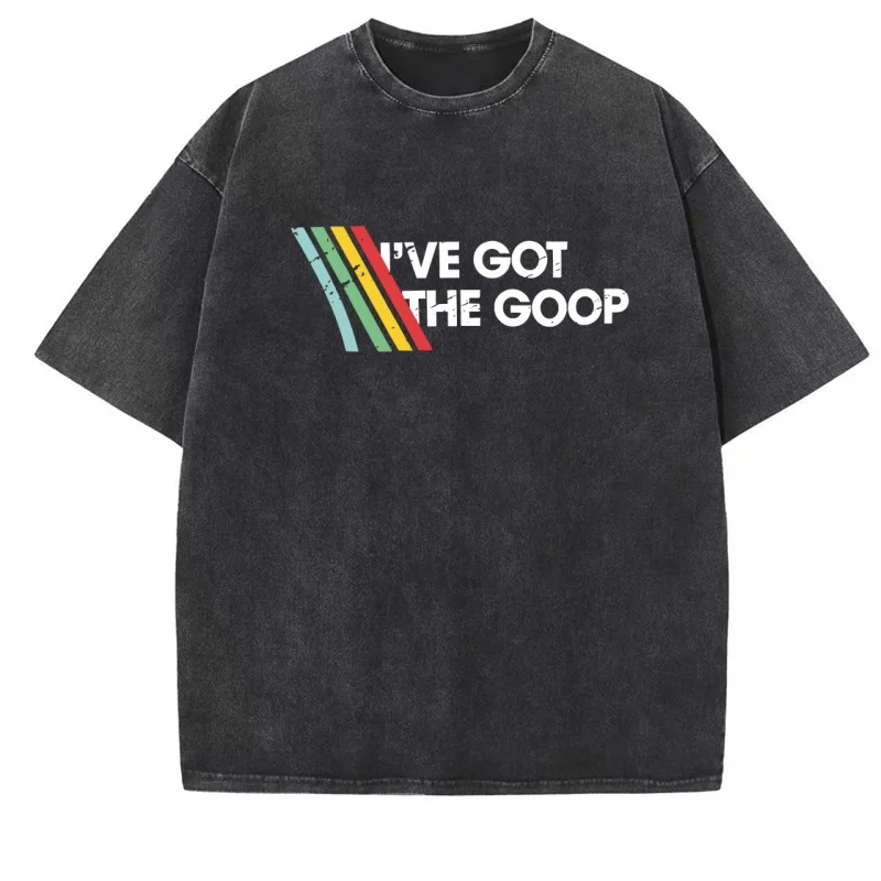 Camiseta I've Got The Goop, divertida camiseta de juego con diseño de cacahuete, camiseta retro vintage de algodón lavado de manga corta, camisetas estampadas con cuello redondo