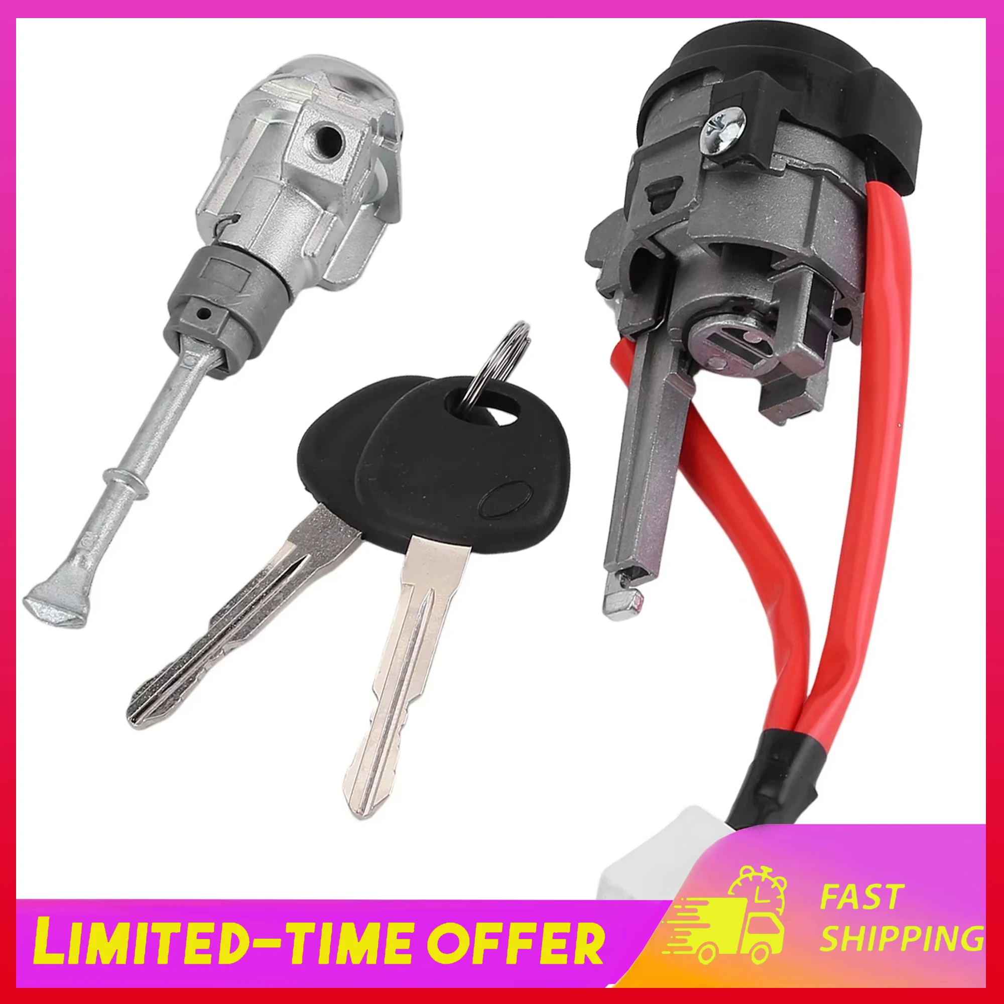 

Цилиндр замка двери автомобиля/зажигания, совместимый с Hyundai Elantra 2015-2020, замена 81970-F0000, автомобильные аксессуары