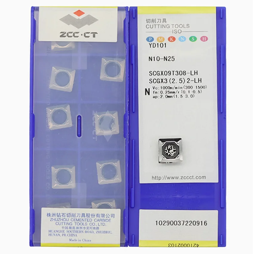 

SCGX09T302-LH YD101/SCGX09T304-LH YD101/SCGX09T308-LH YD101 ZCC.CT YD101 SCGX09T302 304 308 CNC carbide inserts turning inserts