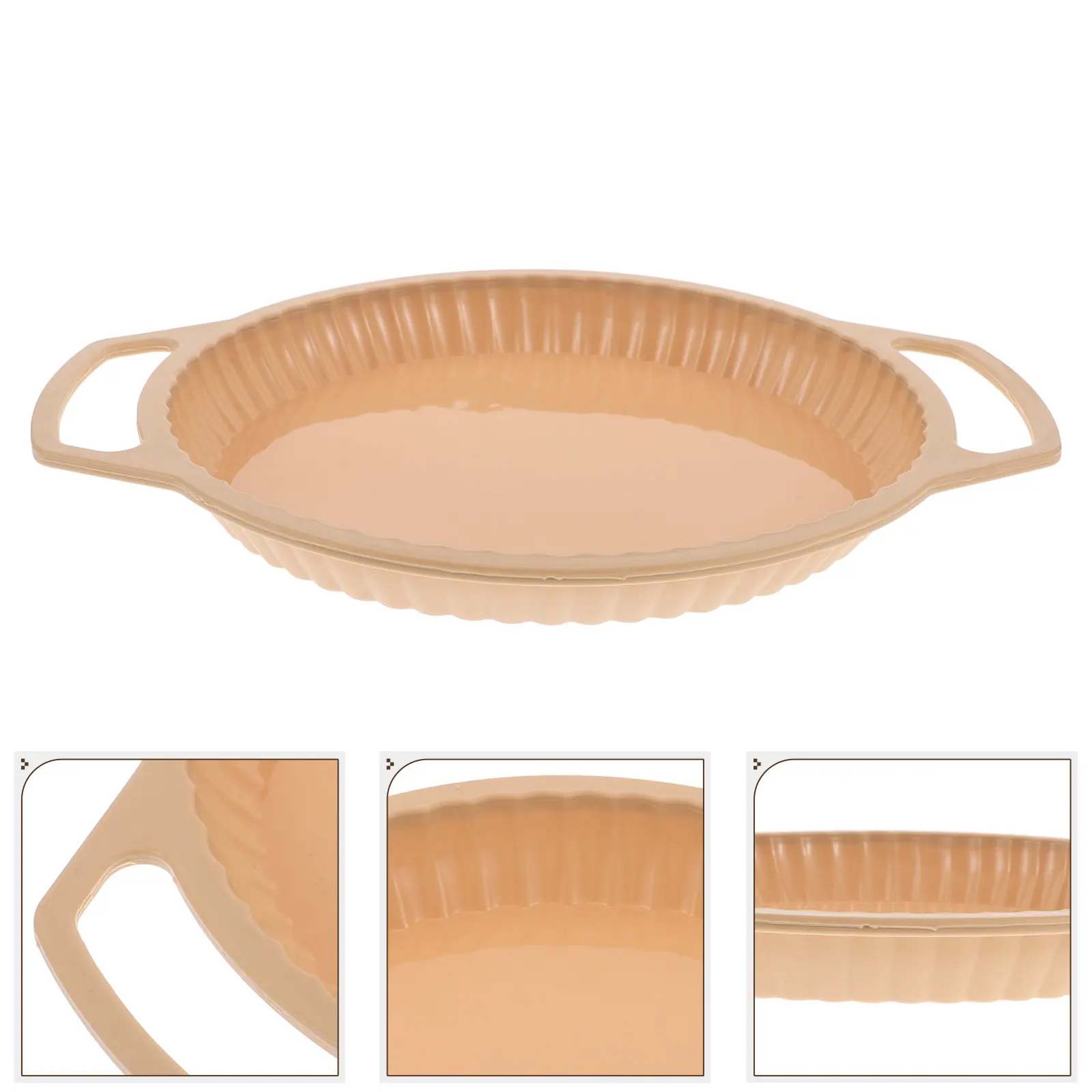 Non-Stick Silicone Iron Round Cake Pan Heat Resistant Baking Mold for DIY Bakery Tart Cake Supplies Baking Supplies