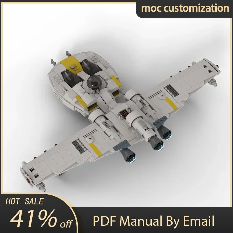 

975 шт. Moc Star Battle BTL-S8 K-wing Assault Starfighter Модель Строительные блоки Diy Творческая сборка Кирпичи Игрушка в подарок