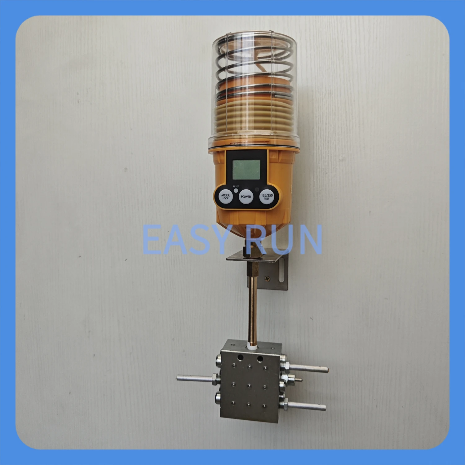 3-Outlet Progressive Grease Divider for Multi-Point Bearing Lubrication Systems