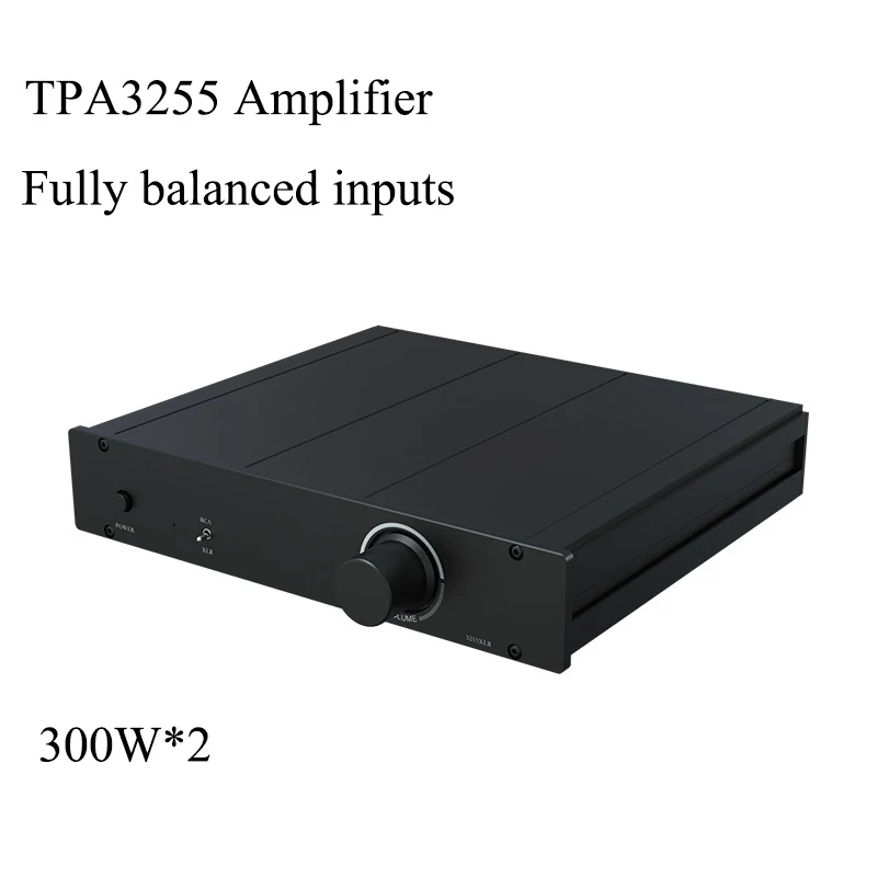 Tpa3255 Amplifier 300W*2 Fully Balanced Input HIFI Audiophile Digital Amplifier XLR Stereo jrc5532