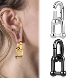 Vankula 2PCS Hot Rhombus Ear Weight Hangers Plug Tunnel Ear Gauges Plugs for Stretching Lobe Body Piercing Jewelry