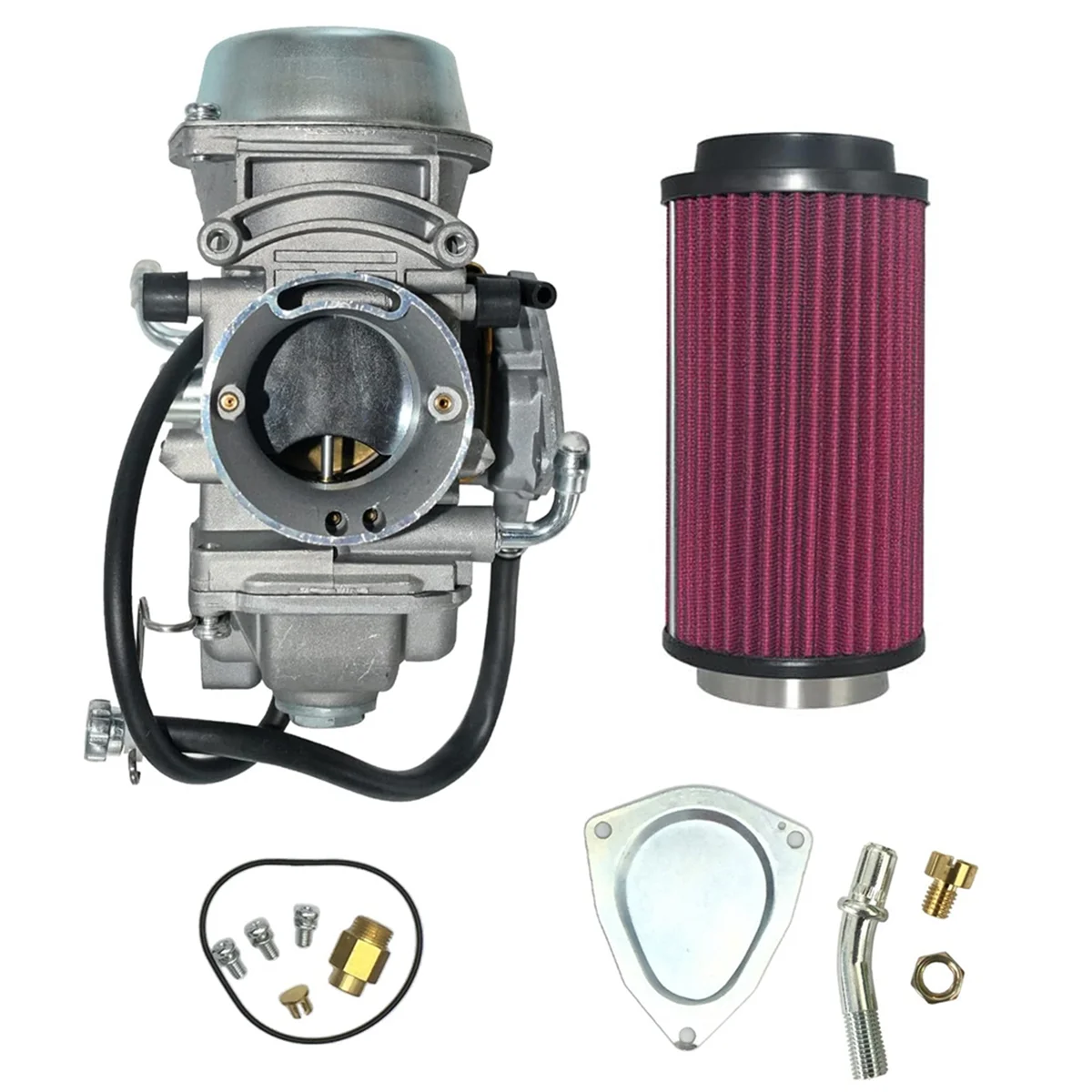 New 500 Carburetor Kit for Polaris Sportsman 500 4X4 HO 2001-2005 & 2010-2012, Scrambler 500 4X4 1997-2009 3131557 3131453
