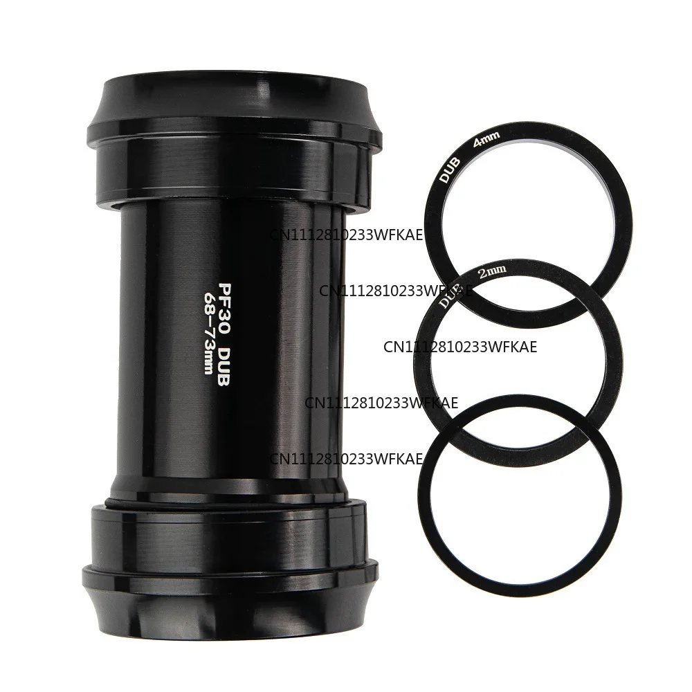 3PCS Mountain Bike Road Bike DUB Axle Bike PF30 Hollow Integrated Peilin 68-73mm Bearing