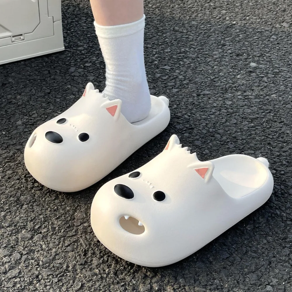 

Creative West Highland White Terrier Slippers Thick Sole Non-Slip Puppy Slippers Cartoon Cute Couples EVA Dog Sandal Bedroom