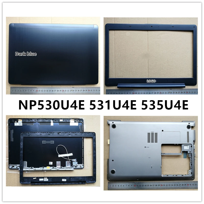 

New laptop For Samsung 530U4E 531U4E 535U4E Non-touch screen version LCD Back Cover Top Case/Front Bezel/Bottom Base Cover Case