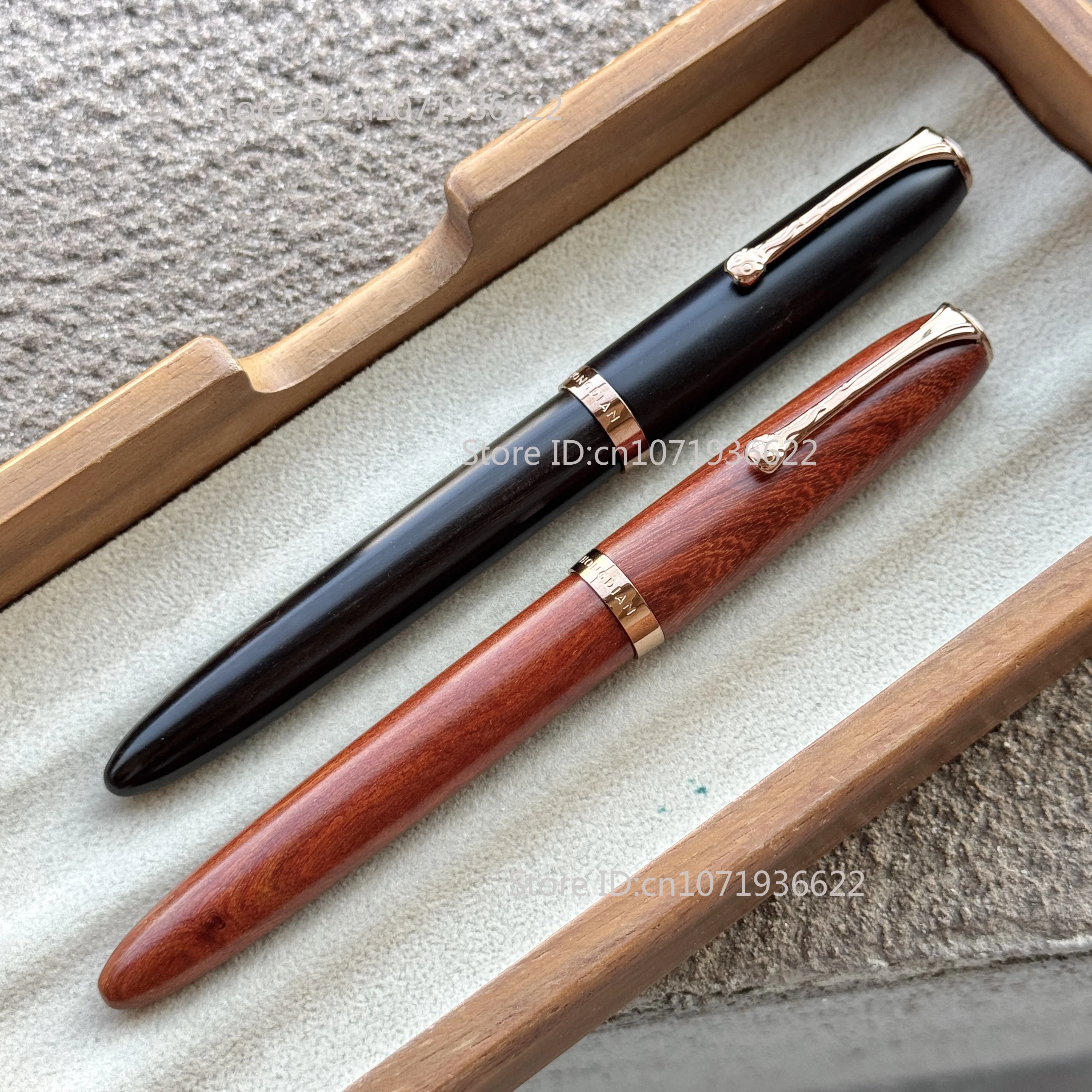 

2-цветная авторучка Hongdian A10, магнитная крышка, деревянная ручка для каллиграфии, наконечник EF F для практики письма и подарков, офисные принадлежности