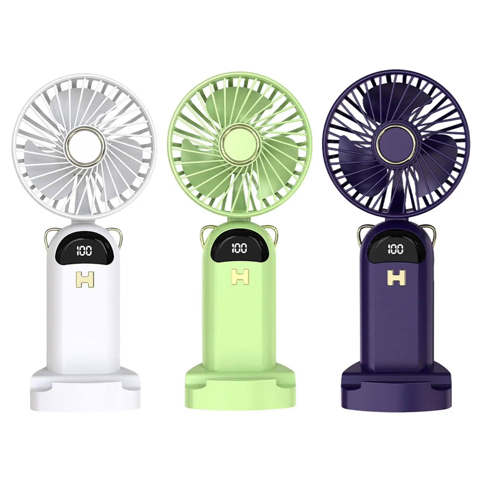 

Portable Fan Multi Function Fan USB Rechargeable Lightweight Hangable Mini Hand Held Fan Small Table Fan for Home Girls Men Boys