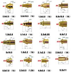 1Pcs High Current Probe Pogopin Contact 2A 1A Pogo Pin Connector Low Voltage 1 Amp 1.5Amp 2Amp POGO PIN Header Charge