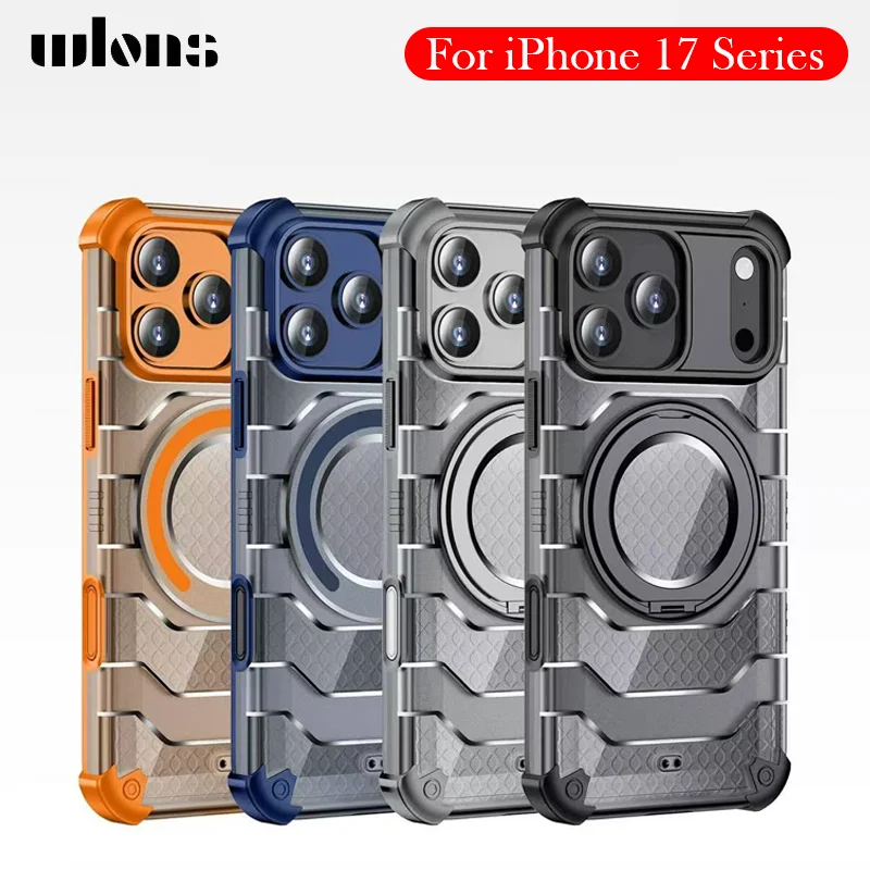 

WLONS Magnetic Case for iPhone 17 Pro Max Wireless Charging Back Cover Case for iPhone 17 PRO MAX