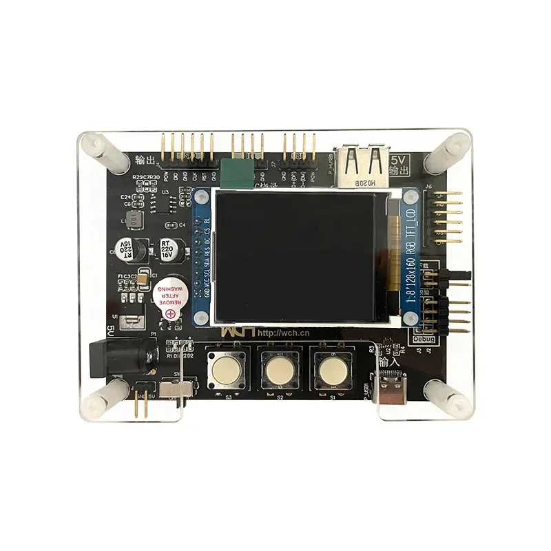 Programador sin conexión WCH-MCU-DL-PWRCFG 3,3 V/5 V USB Serial SWD Dataflash descargador de código de desplazamiento