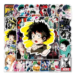 10/30/50/100pcs My Hero Academia Stickers Anime Waterproof Graffiti Phone Case Laptop Skateboard Cool Kids Cartoon Sticker Toys