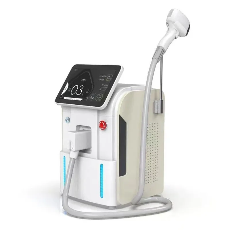 Machine d'épilation au laser à diode à refroidissement par glace, longueur d'onde de 755, 808, épilation sans douleur en continu, équipement de salon de beauté