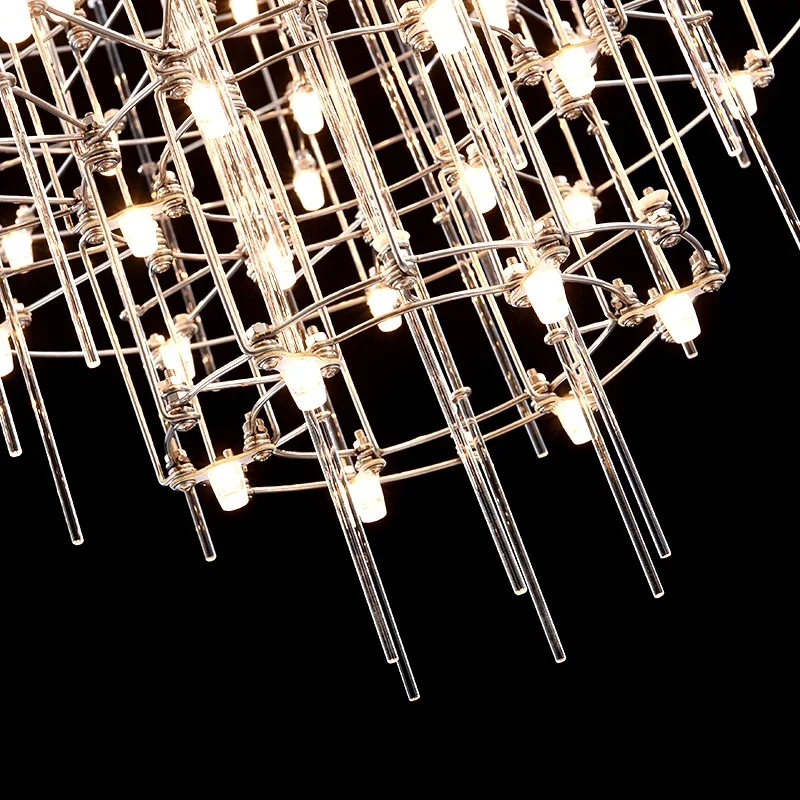 Living Room Pendant Lamp Restaurant Lamp Designer Creative Villa Hall Starry Sky Lamp Clothing Store Firefly Pendant Lamp