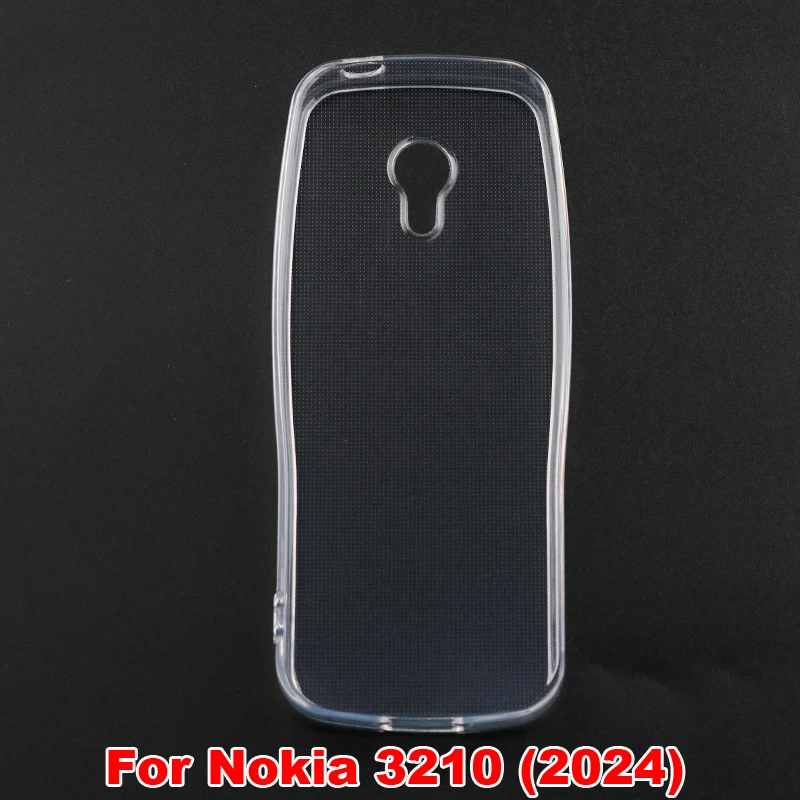 For Nokia 3210 2024 Case Silicone TPU Phone Cover For Nokia 3210 4G 2024 TA-1543 TA-1545 TA-1549 TA-1556 TA-1559 TA-1563 Bumper