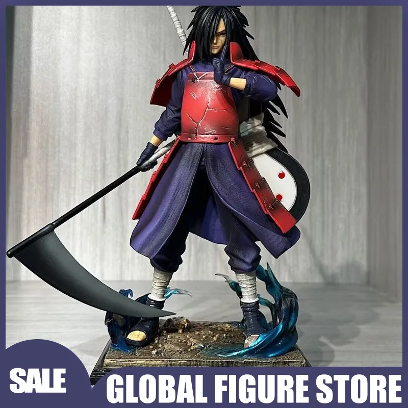 

36cm NARUTO Uchiha Madara Illuminated Model Figurine Desktop Ornament Decoration Cartoon Kawaii Collection Birthday Gifts Toys