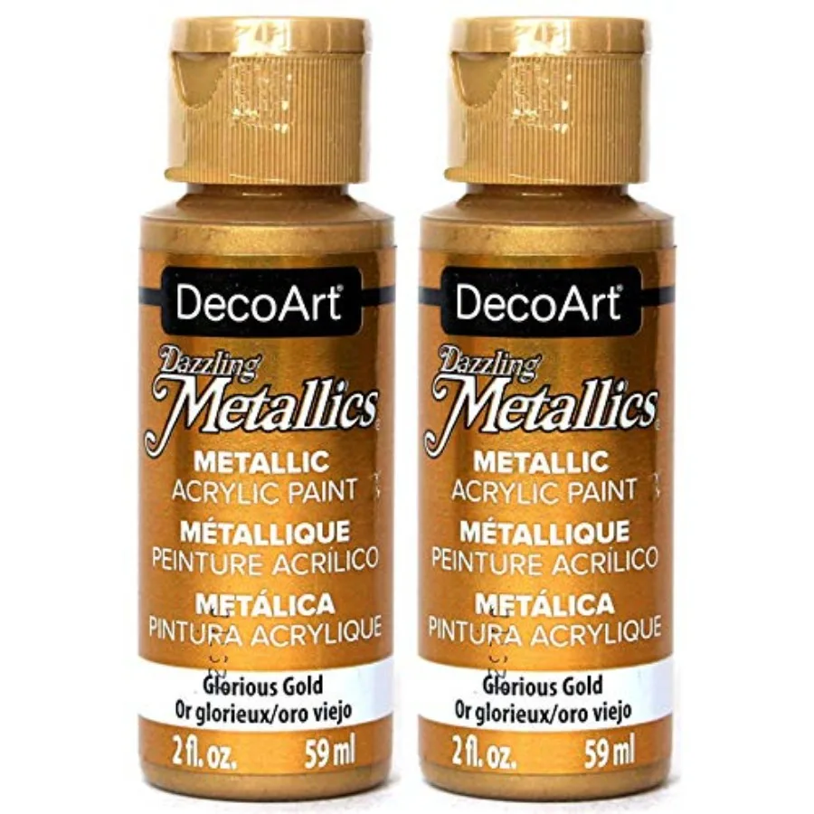 

Dazzling Metallics Acrylic Paint 2oz-Glorious Gold