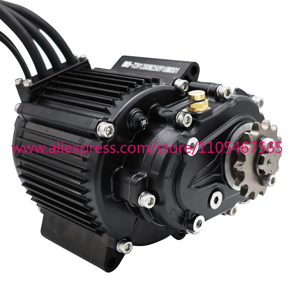 2000W brushless permanent magnet motor for electric bicycle waterproofing 5000 rpm 120 60 hours