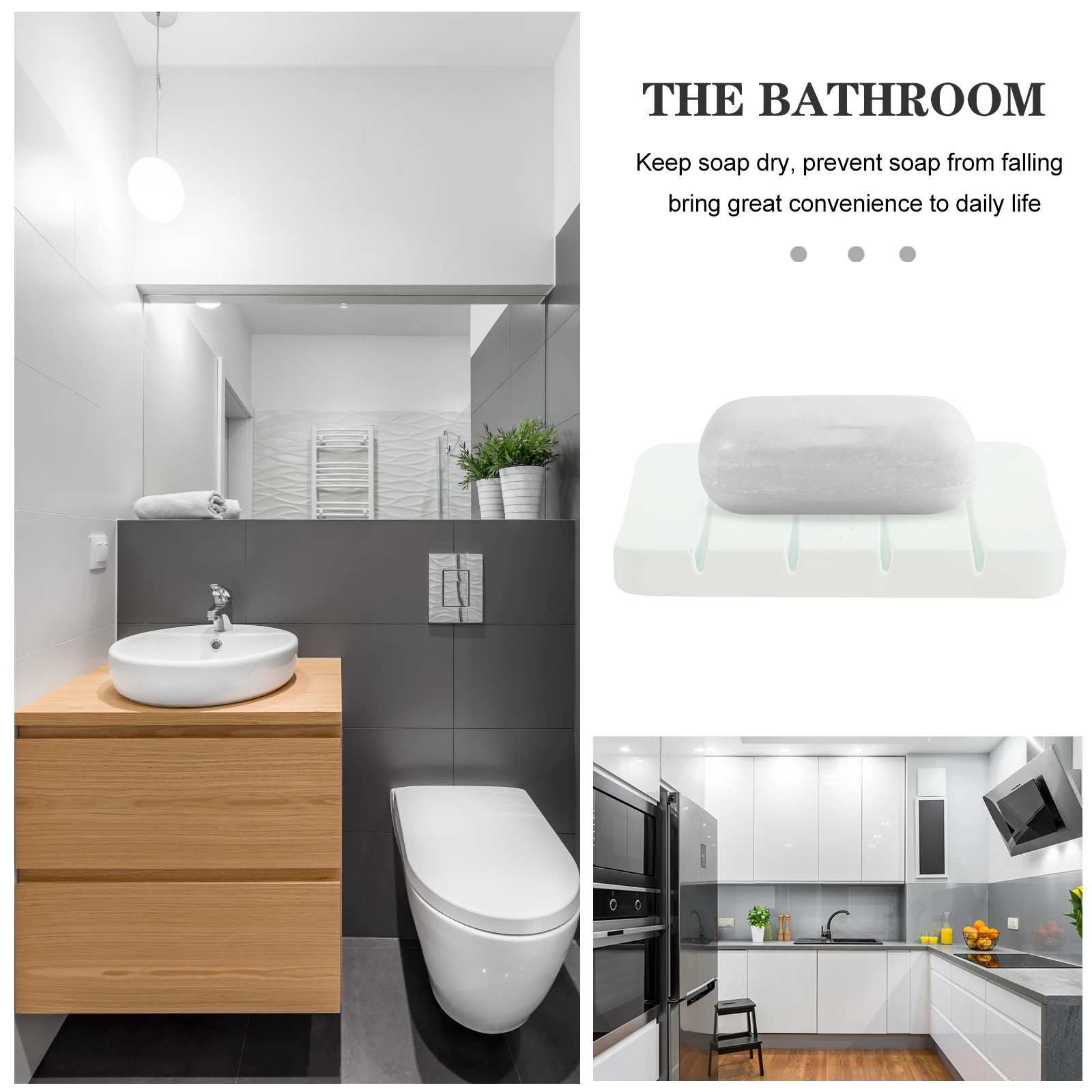 

Diatomite Soap Holder Anti-Slip Water Absorption Soap Pad Household Bathroom Accessory Bathroom Accessories