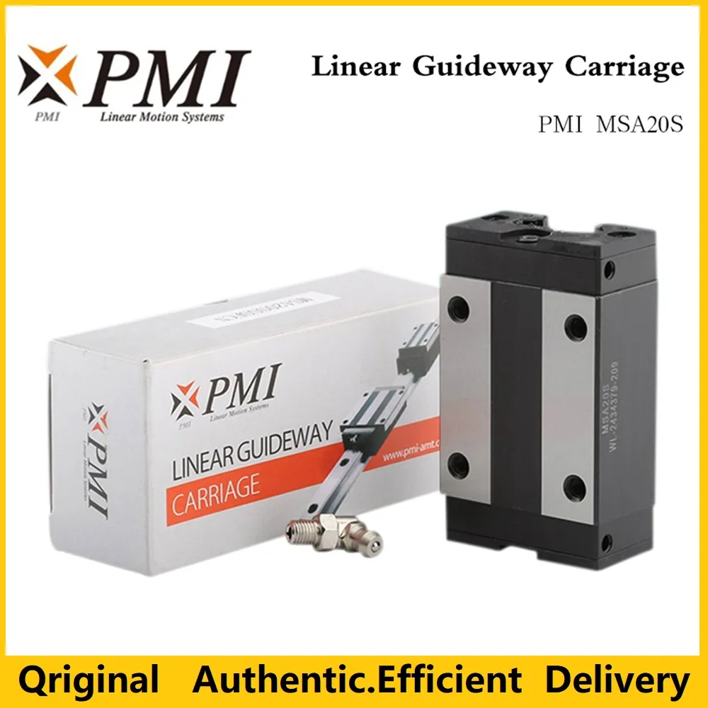 

Linear guide Taiwan PMI MSA20S-N bearings, slider Block, MSA20SSSFC Carriage for CO2 Laser Engraving Cutting Machine