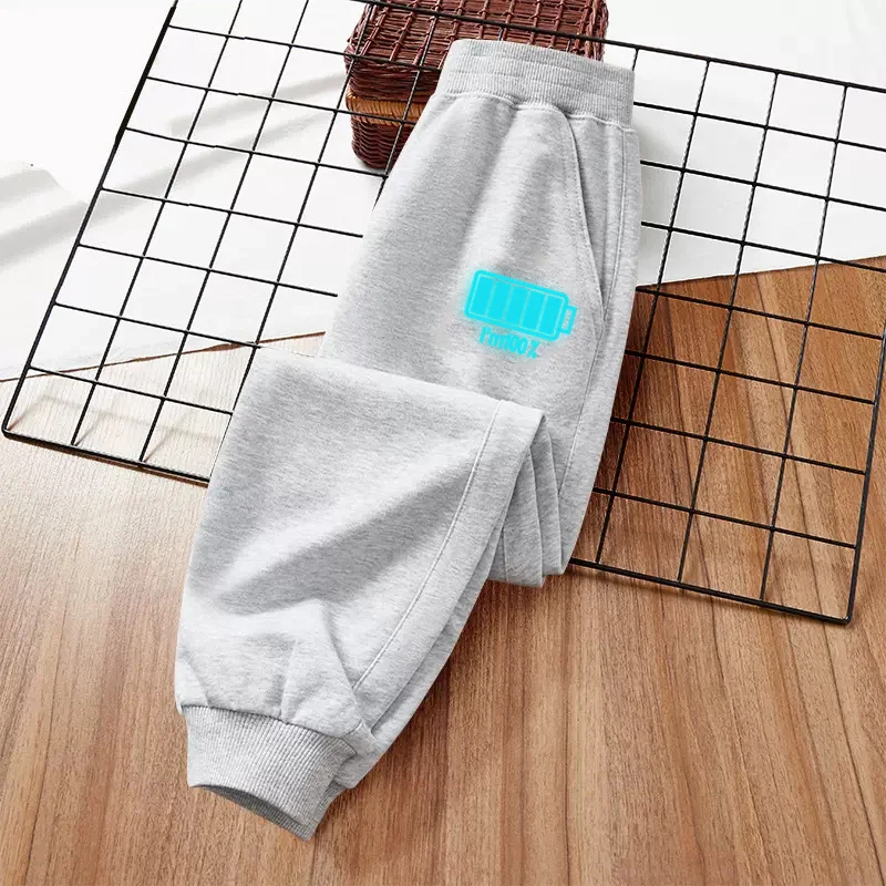 Neue Batterie leuchtende Hose Kinder Herbst lange Hose kleiner Junge Outdoor-Sport hose Baumwolle Marken kleidung – Detail 6