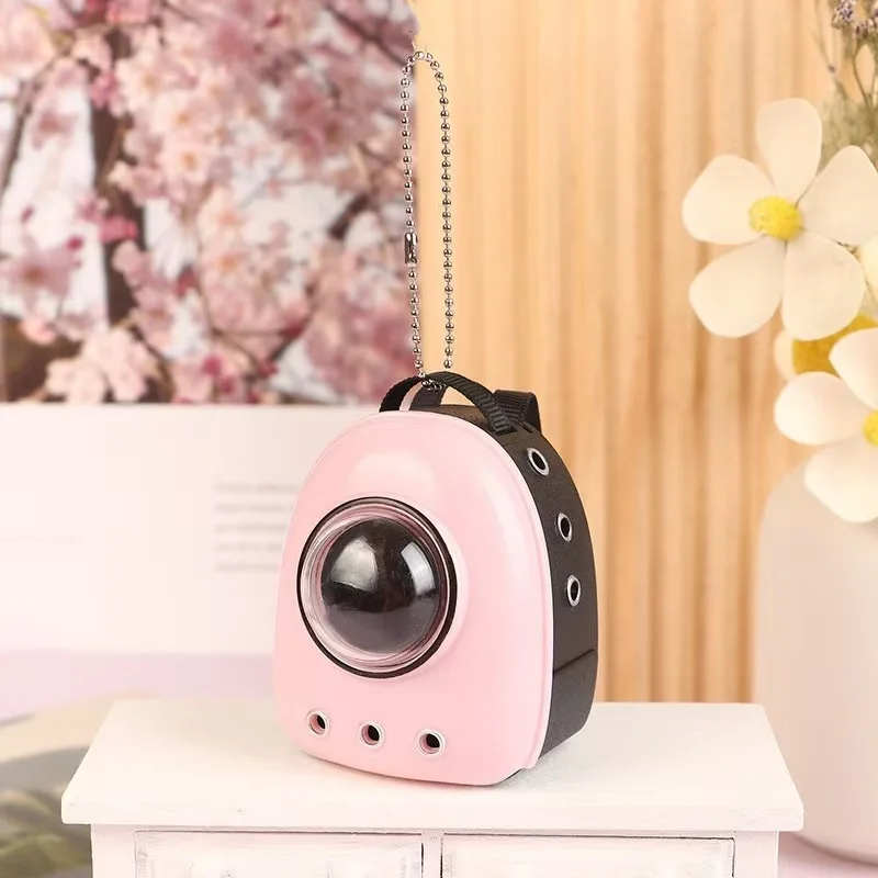 Plecak dla lalek Kawaii - pyłoszczelna torba podróżna, odpowiednia dla lalek o wysokości 15-17 cm, zapinana na zamek, prezent dla fana, prezent na Boże Narodzenie